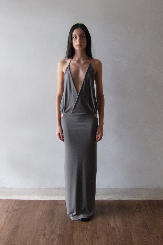 MONOLITH DRESS GRAPHITE