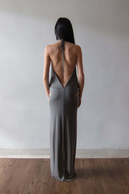 MONOLITH DRESS GRAPHITE